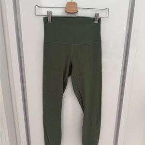 Lululemon High-Waisted Green Leggings